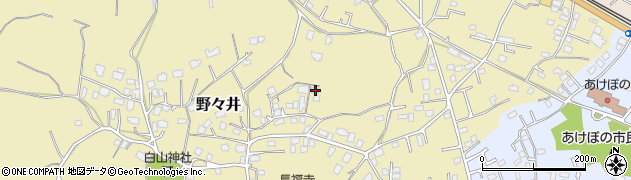 茨城県取手市野々井97周辺の地図