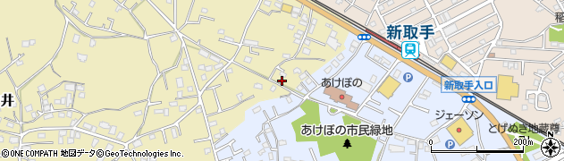 茨城県取手市野々井173周辺の地図