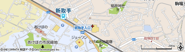 有限会社タナカクリーニング　スーパーマスダ新取手店周辺の地図