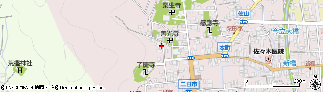 福井県越前市粟田部町24周辺の地図