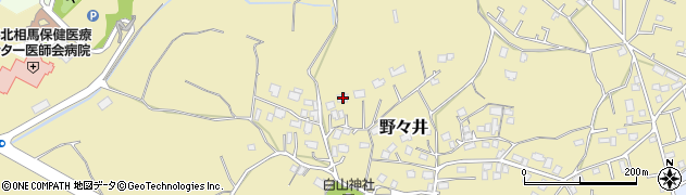 茨城県取手市野々井1375周辺の地図