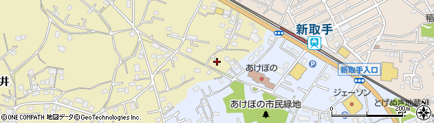 茨城県取手市野々井172-1周辺の地図