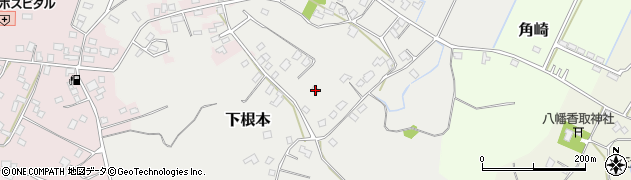 茨城県稲敷市下根本1350周辺の地図