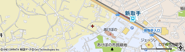 茨城県取手市野々井172周辺の地図