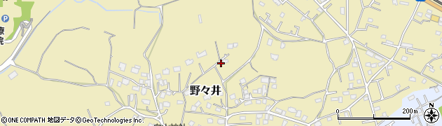 茨城県取手市野々井1387周辺の地図