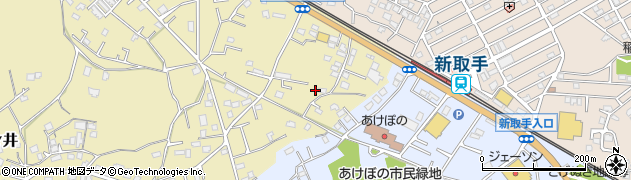 茨城県取手市野々井170-2周辺の地図