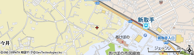 茨城県取手市野々井170-5周辺の地図