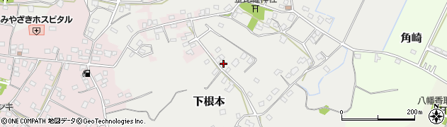 茨城県稲敷市下根本3733周辺の地図