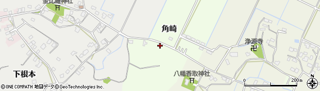 茨城県稲敷市角崎960周辺の地図