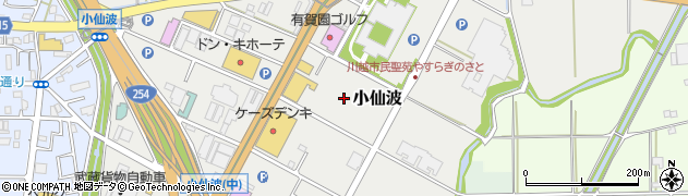 埼玉県川越市小仙波周辺の地図