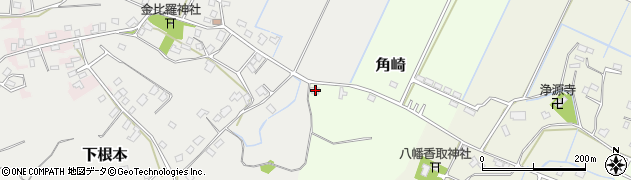 茨城県稲敷市角崎946周辺の地図