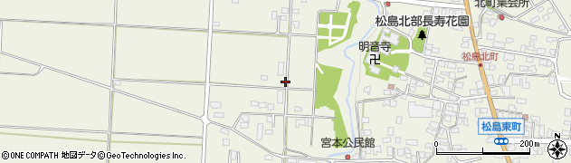 長野県上伊那郡箕輪町松島周辺の地図