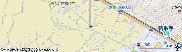 茨城県取手市野々井130周辺の地図