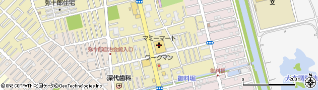 マミーマート弥十郎店周辺の地図