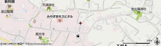 茨城県稲敷市下根本1125周辺の地図