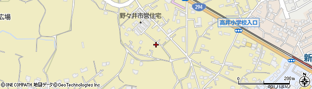 茨城県取手市野々井874-3周辺の地図
