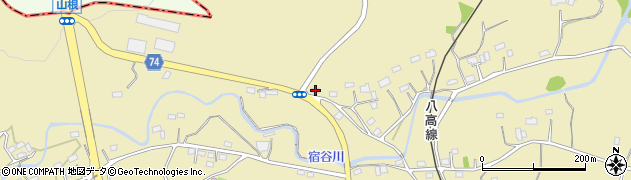 埼玉県日高市山根1439周辺の地図