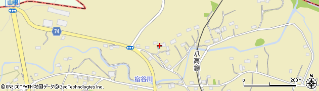埼玉県日高市山根1456周辺の地図