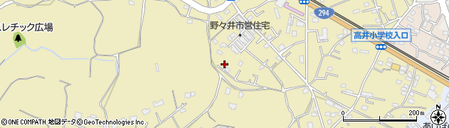 茨城県取手市野々井891周辺の地図