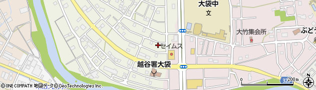 埼玉県越谷市大道470周辺の地図