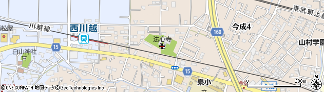 法心寺周辺の地図