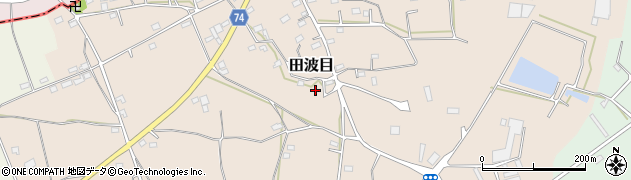 埼玉県日高市田波目721周辺の地図