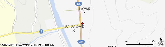 福井県今立郡池田町野尻16周辺の地図