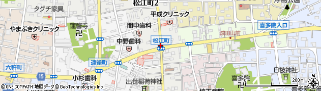 松江町一丁目周辺の地図