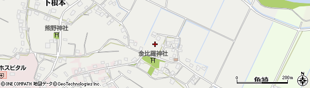 茨城県稲敷市下根本4033周辺の地図