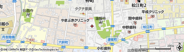 埼玉県川越市連雀町30周辺の地図