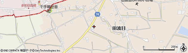 埼玉県日高市田波目736周辺の地図
