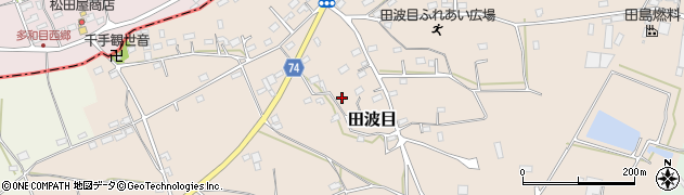 埼玉県日高市田波目750周辺の地図