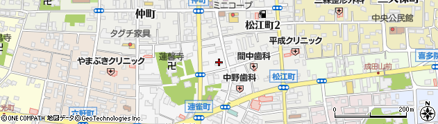 吉田謙受堂（書店）周辺の地図