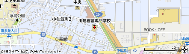 川越市医師会訪問看護ステーション周辺の地図