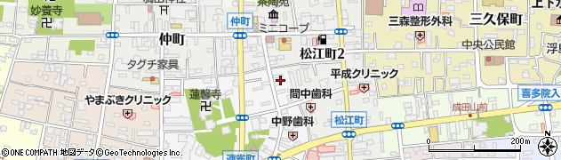 埼玉県川越市連雀町12周辺の地図