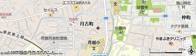 川越石亭周辺の地図
