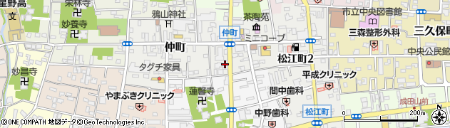 平澤屋周辺の地図