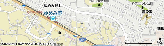 茨城県取手市野々井263周辺の地図