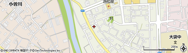 埼玉県越谷市大道71周辺の地図
