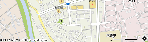 埼玉県越谷市大道186周辺の地図