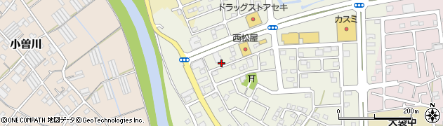 埼玉県越谷市大道106周辺の地図
