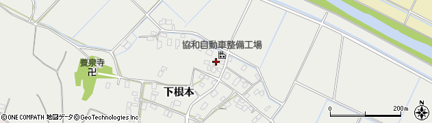 茨城県稲敷市下根本1656周辺の地図