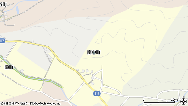〒915-0213 福井県越前市南中町の地図