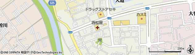 埼玉県越谷市大道24周辺の地図