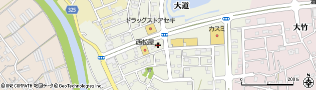 埼玉県越谷市大道654周辺の地図