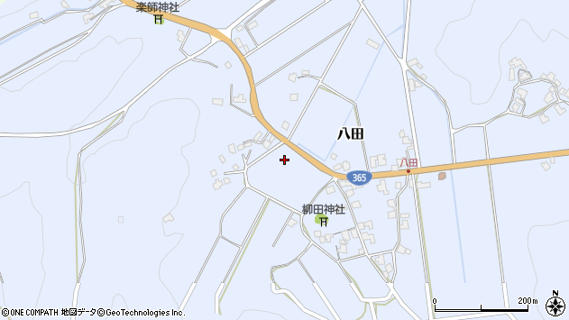 〒916-0264 福井県丹生郡越前町八田の地図
