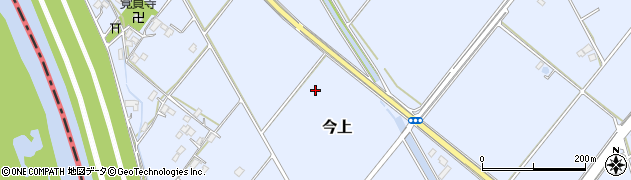 千葉県野田市今上周辺の地図