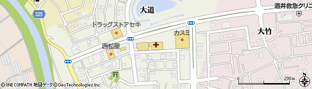 埼玉県越谷市大道715周辺の地図