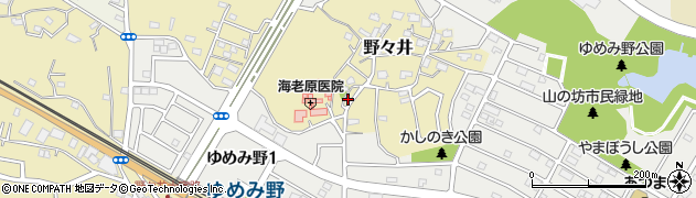 茨城県取手市野々井640周辺の地図