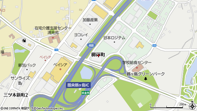 〒350-2218 埼玉県鶴ヶ島市柳戸町の地図
